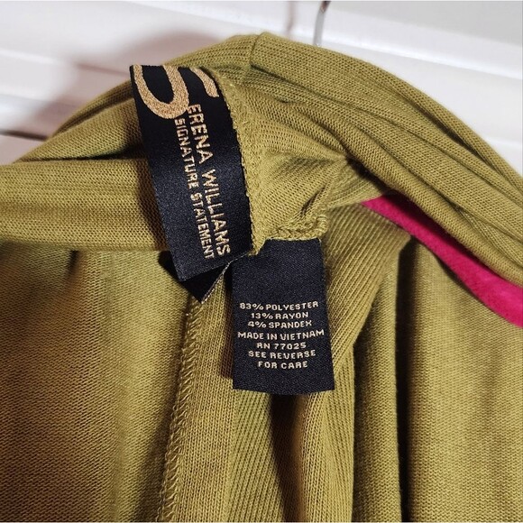 Serena Williams Olive Green Infinity Scarf L - Picture 4 of 4
